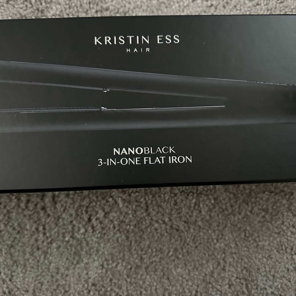 Kristen Ess NANOBLACK 3-In-One Ceramic Flat Iron Hair Straightener